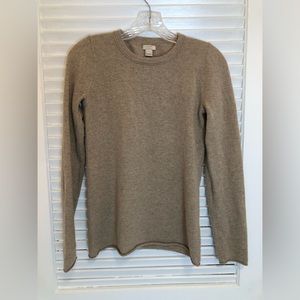 J. Crew 100% Cashmere long sleeve sweater EUC size S